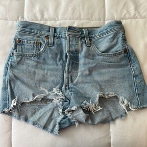 Levi’s 501 high rise shorts